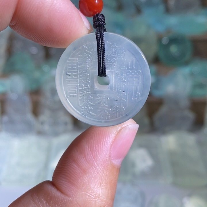 岫玉手机链未镶嵌手机链