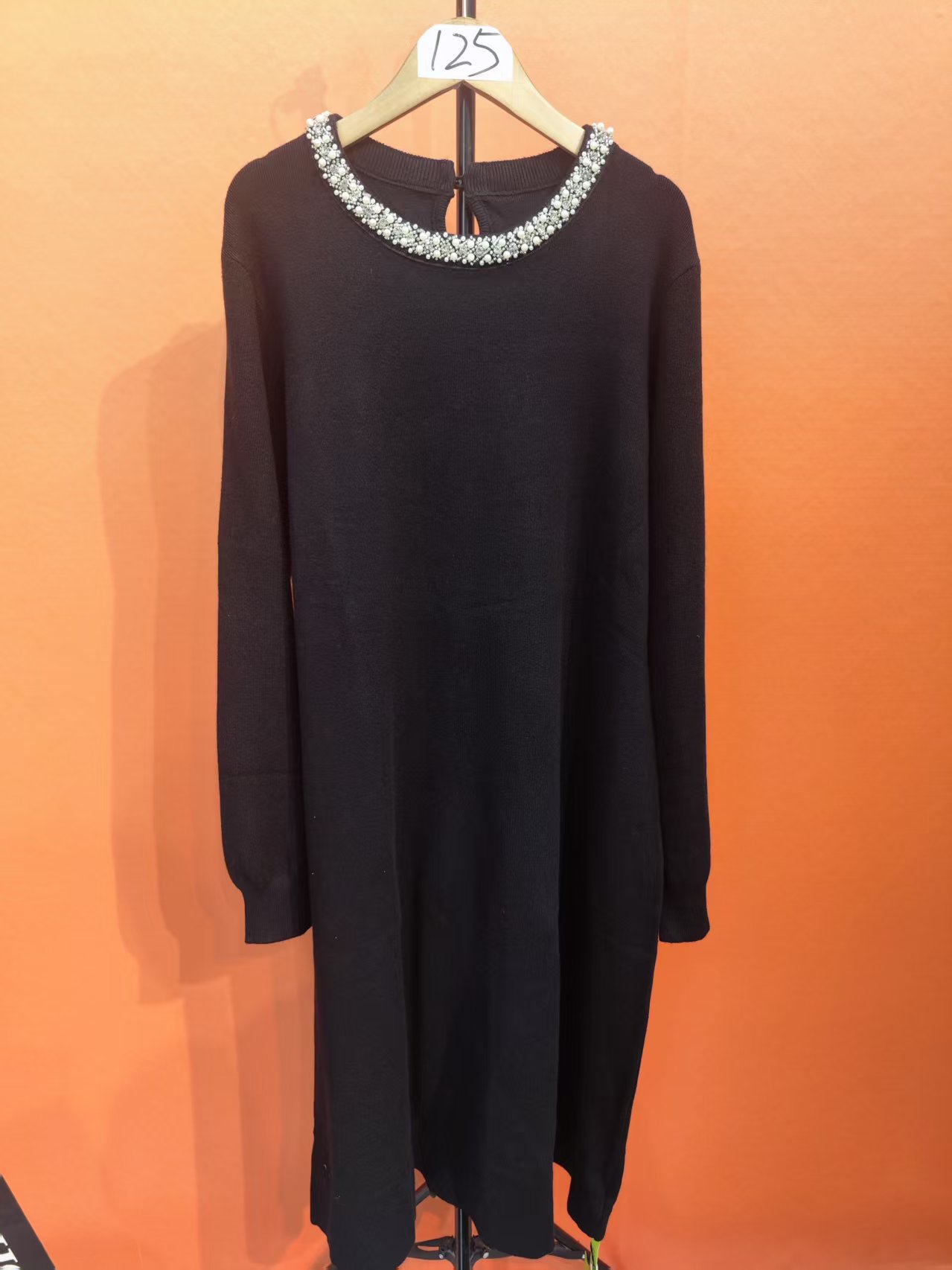 （125）湾湾奢品贵妇既视感显廋保暖时尚百搭连衣裙