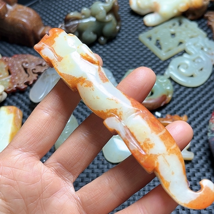 白玉菩提吊坠摆件