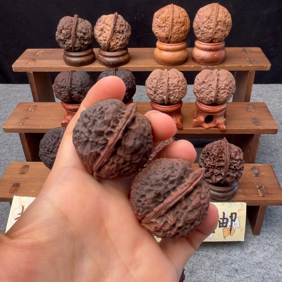 吊坠文玩核桃z荔枝元宝36mm