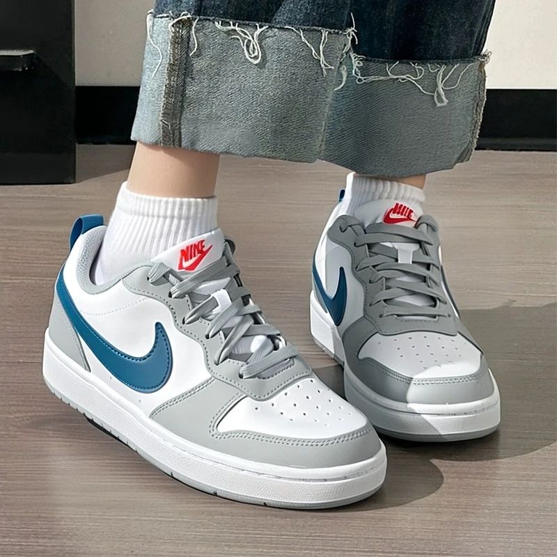 童鞋官方正品NIKE板鞋2025新款蓝灰撞色时尚耐克女鞋