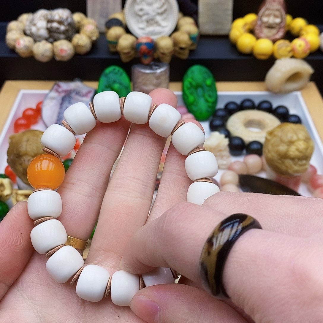 驼骨手串/手链 14mm鹿角老型
