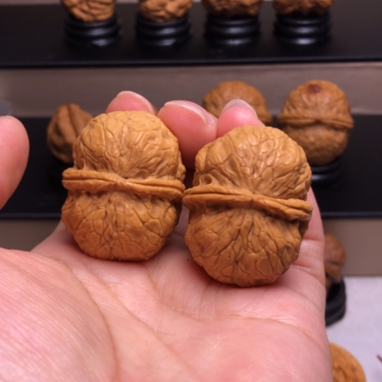 文玩核桃把件玄武元宝11