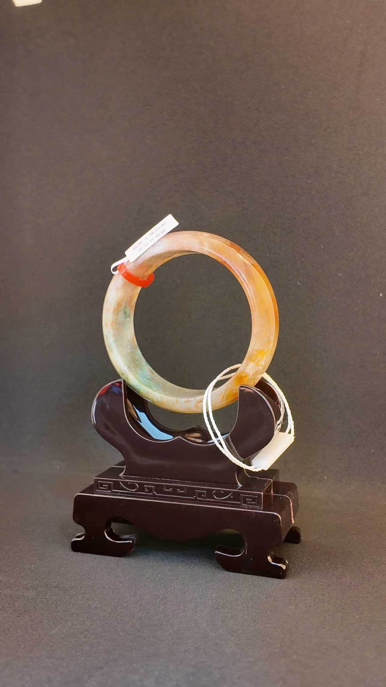 天然水草玛瑙手镯