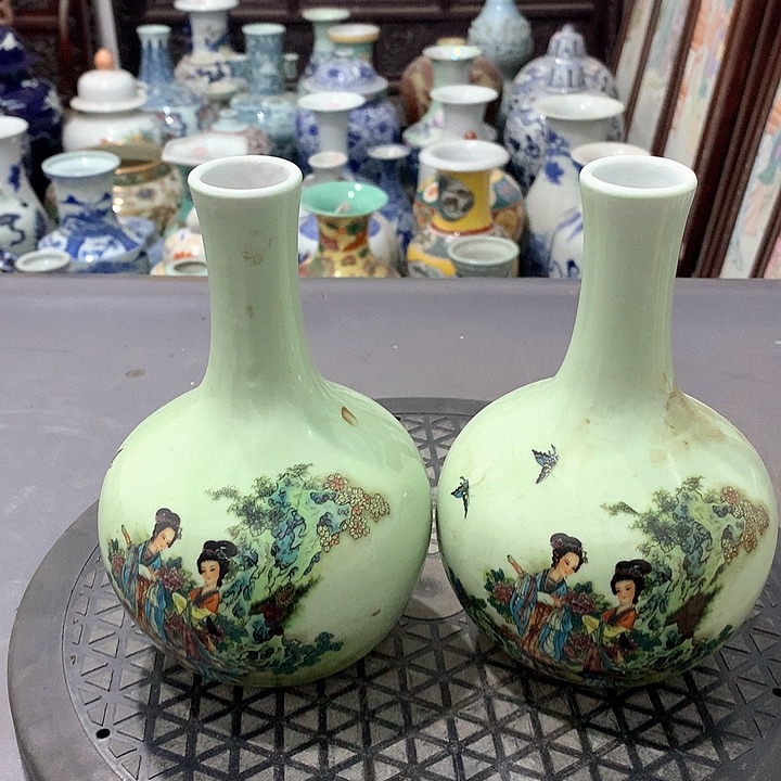 摆件陶博古架陶瓷摆件