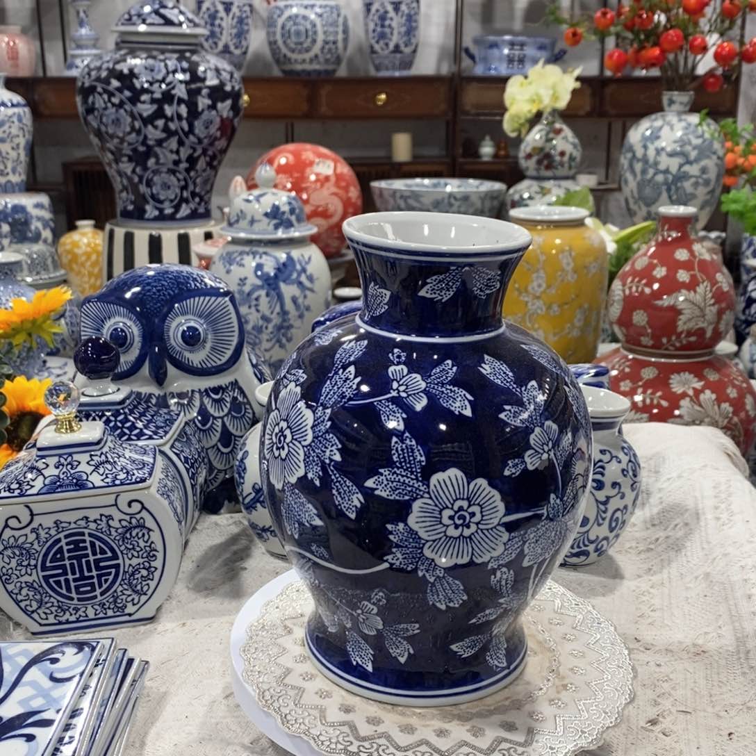 【闪购商品】摆件陶瓷石榴瓶
