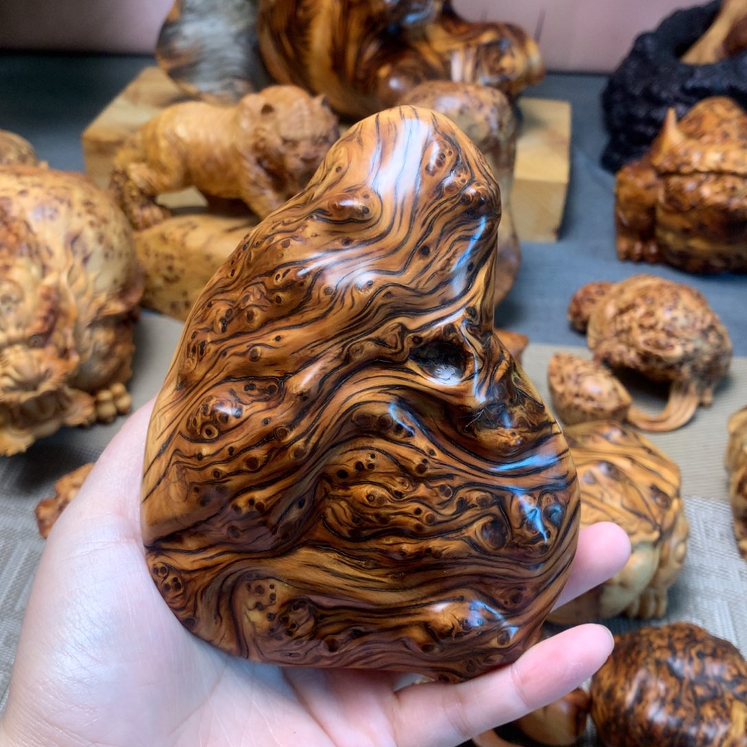 航***弟柏木（崖柏）随行手把件