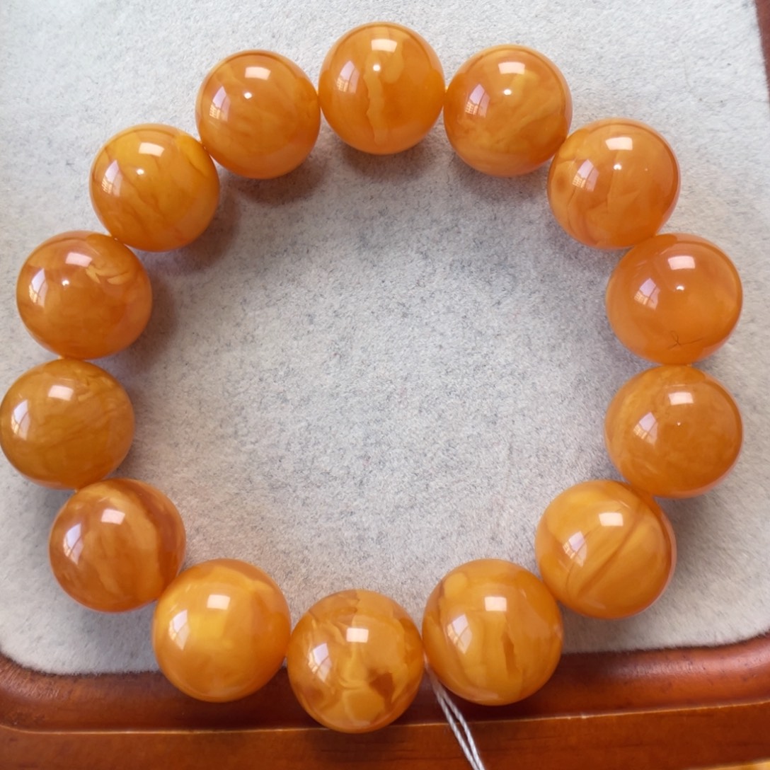 蜜蜡未镶嵌手串蜜蜡