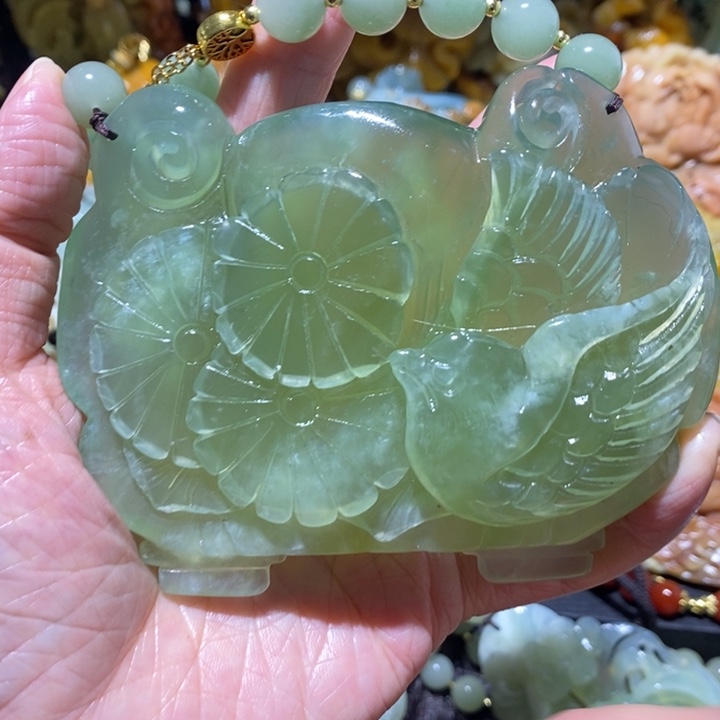 岫玉岫玉吊坠未镶嵌