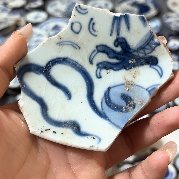 瓷片瓷片茶托喝茶非常不错