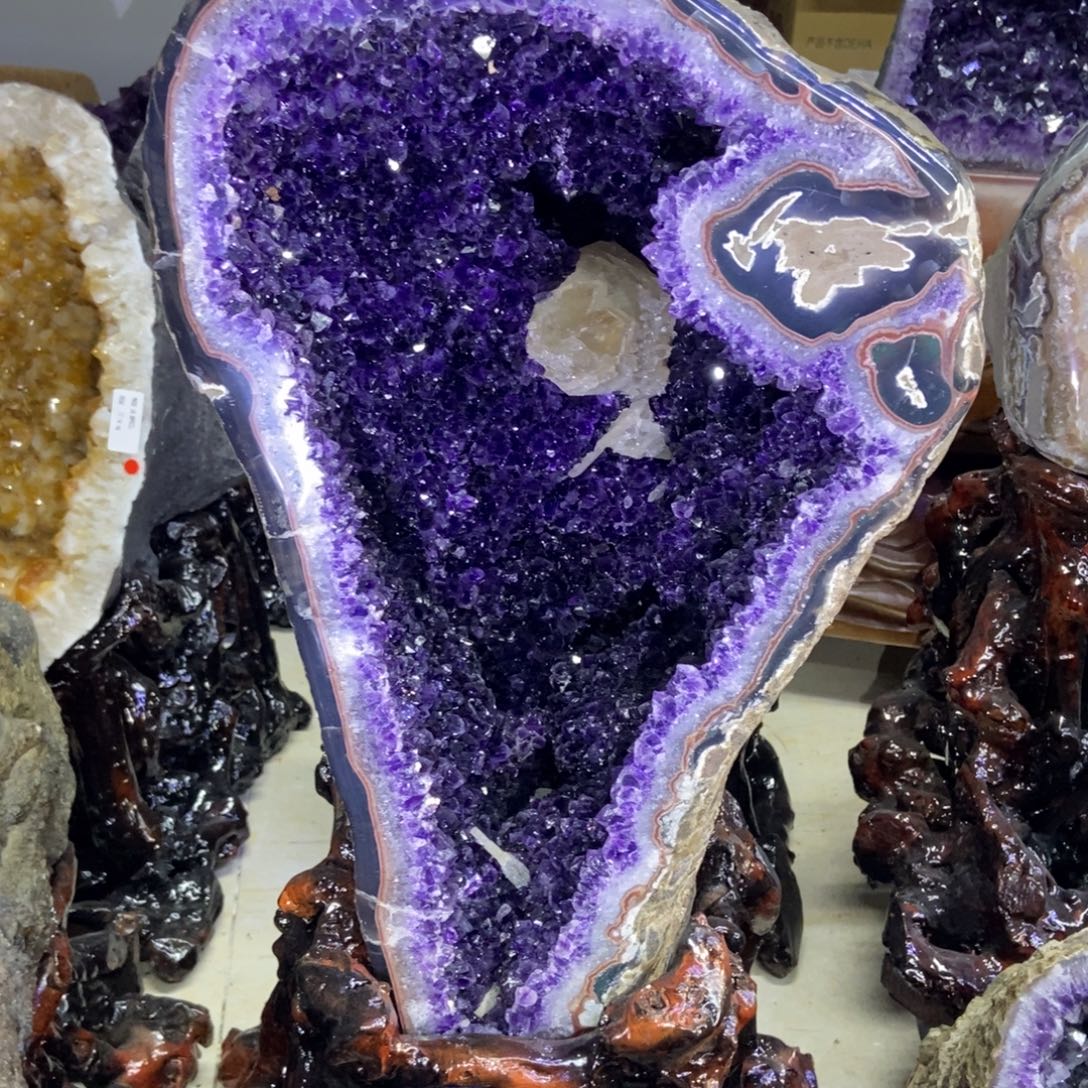 大型摆件（非配饰）未镶嵌紫晶潘