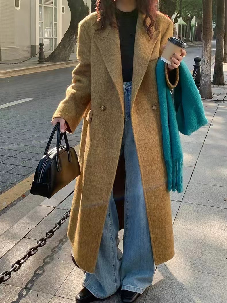 200-299显瘦宽松2025新款洋气时尚百搭休闲女羊毛大衣