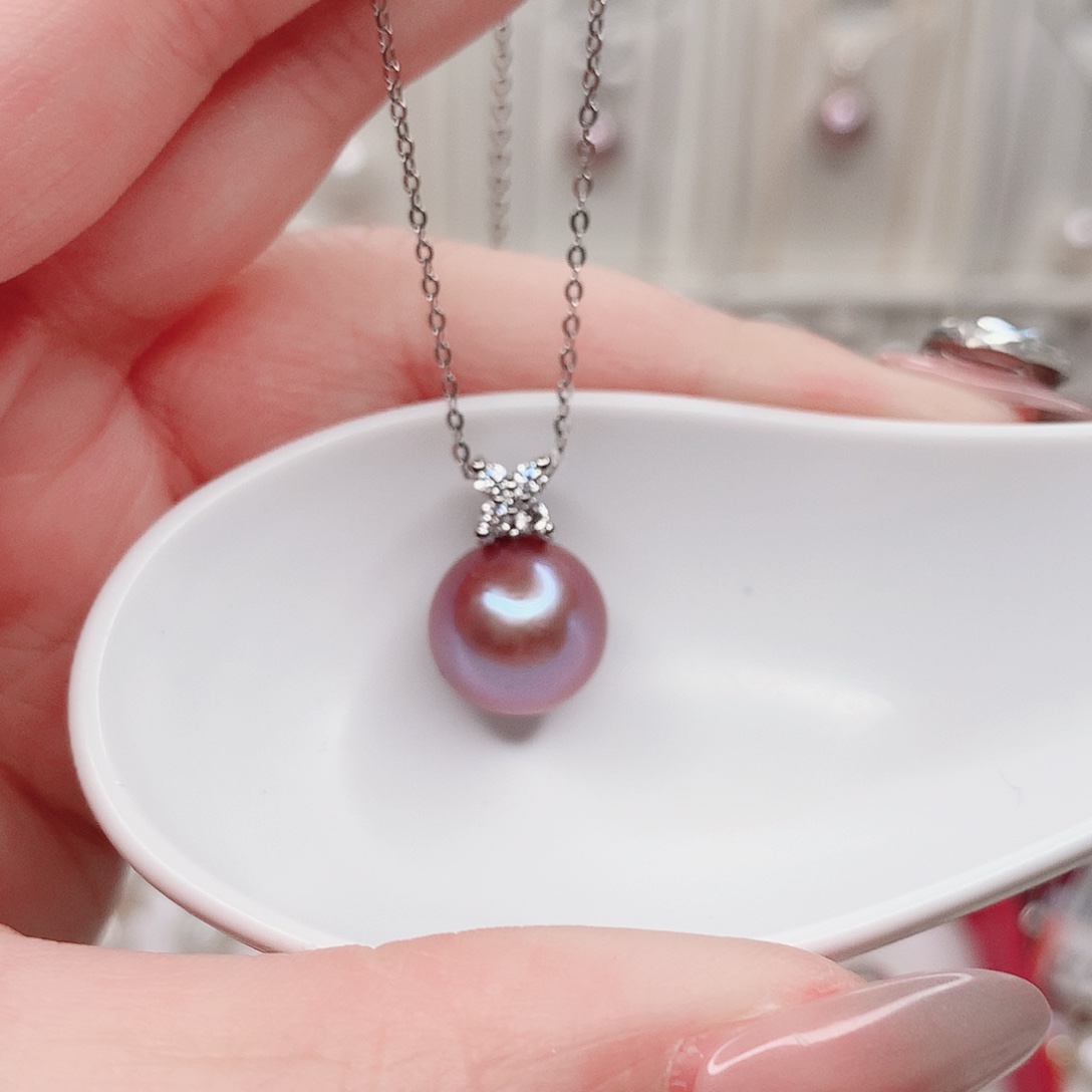 淡水珍珠合金吊坠(赠链)