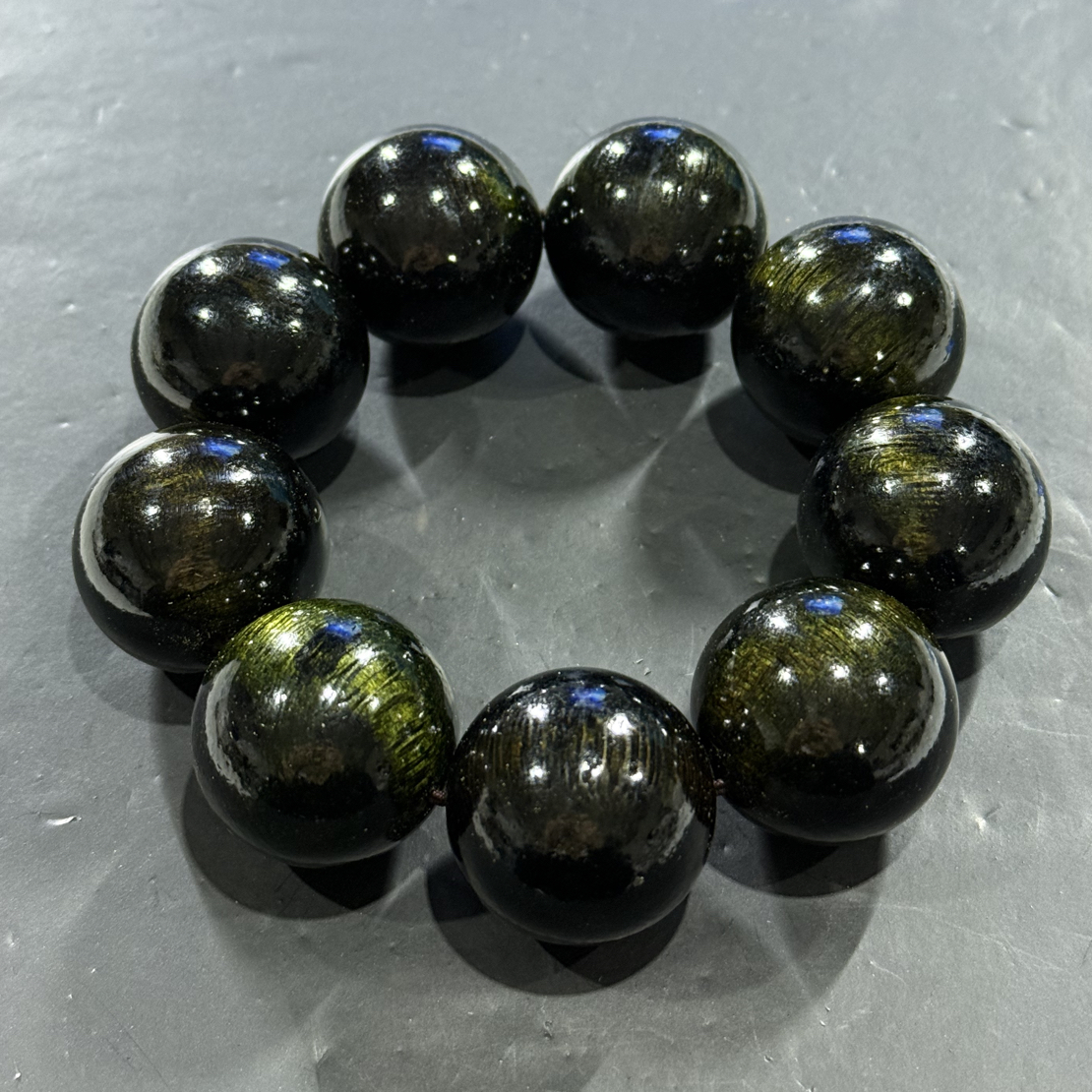 H241 高冰花梨3.0cm单圈手串