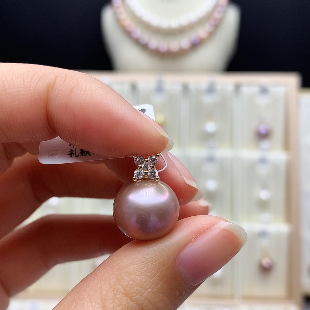 合金淡水珍珠颈饰