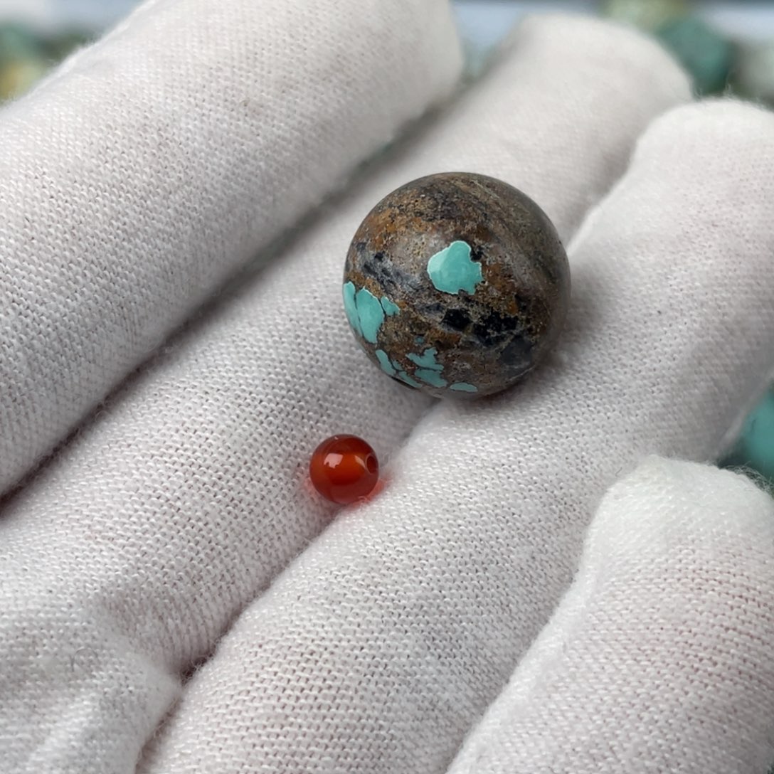 南红玛瑙未镶嵌配饰13.8