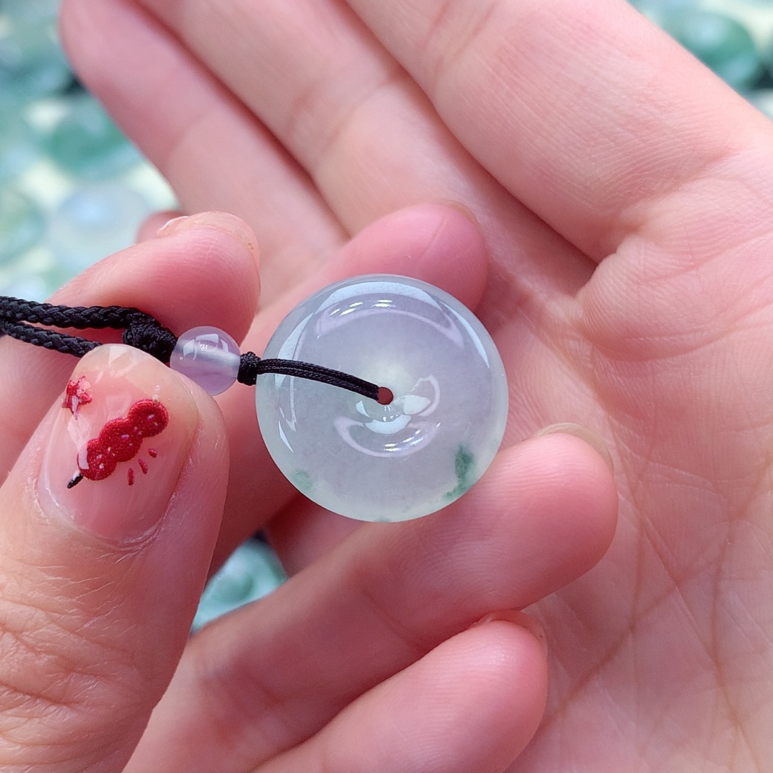 翡翠颈饰未镶嵌7尺寸19/5.7