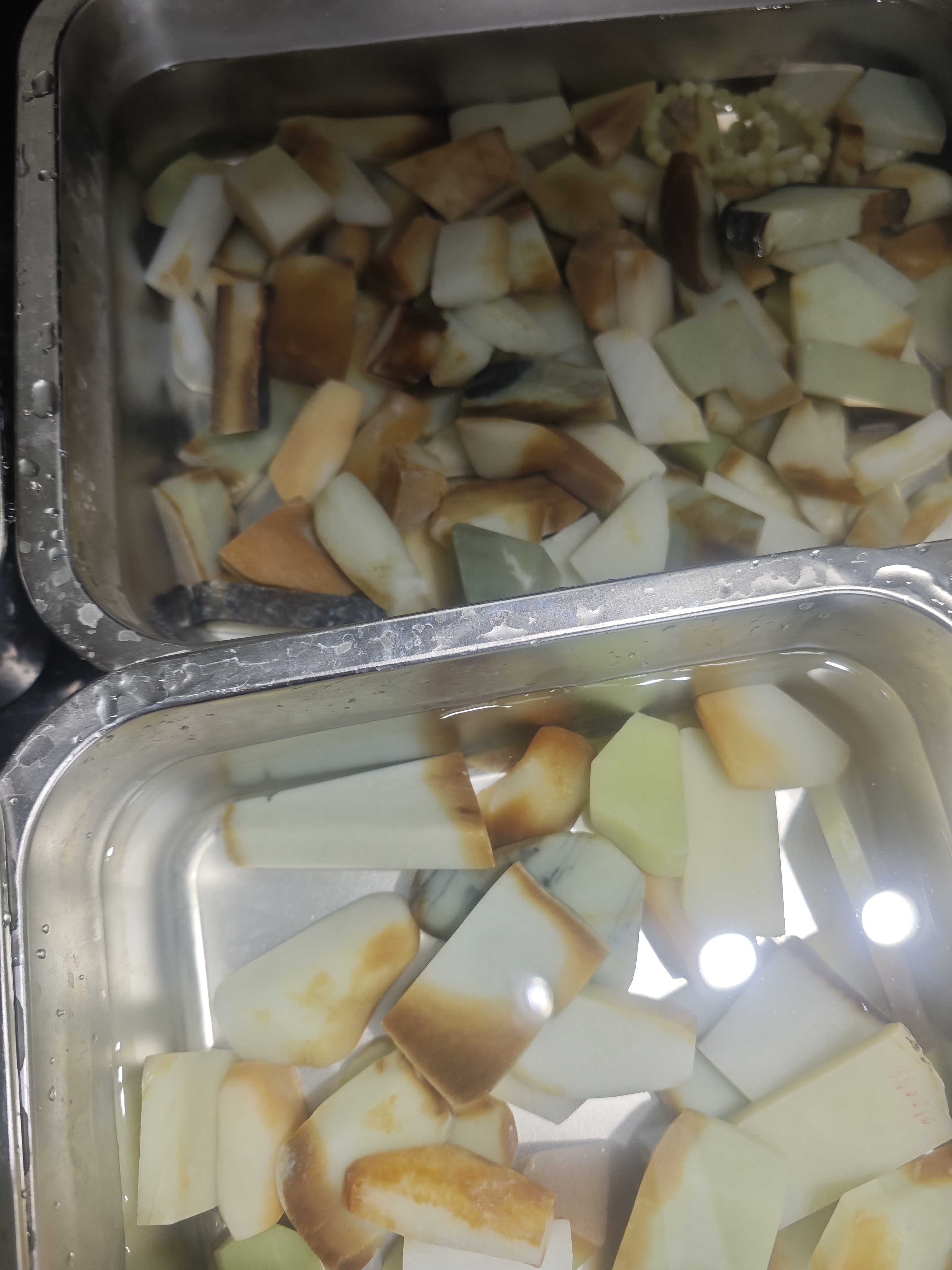 和田玉山料白玉羊脂白玉石碧玉手镯墨玉藕粉青玉圆珠手串雕刻件