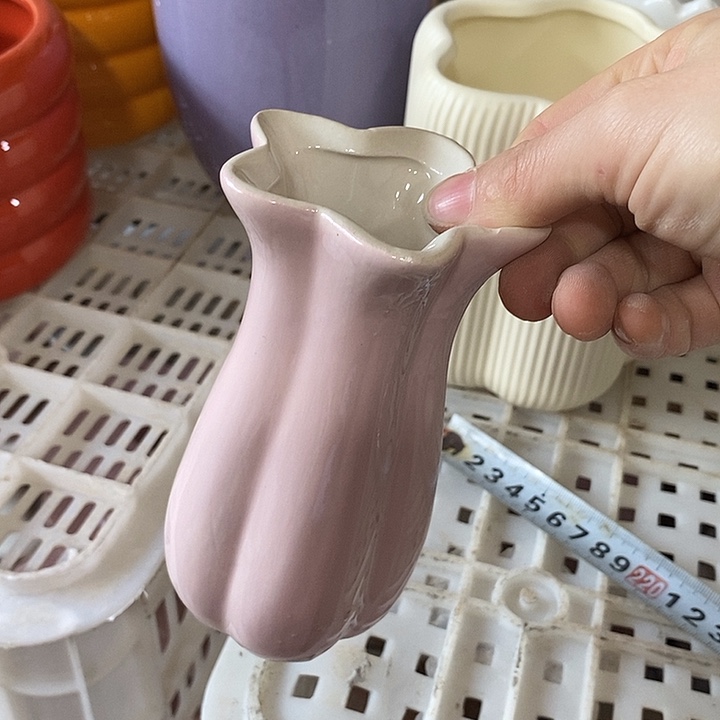 水培陶盆无孔 瑕疵介意勿拍