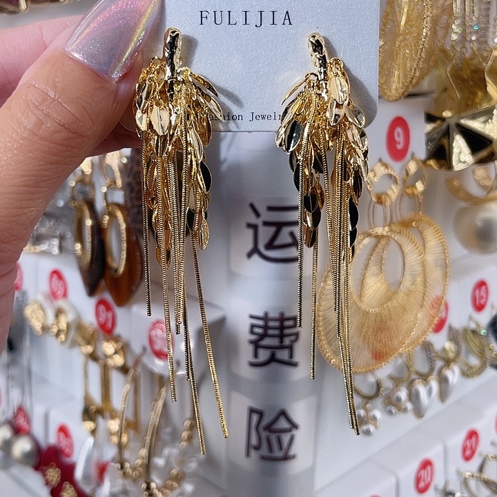 仿珍珠铁合金合金饰品耳饰28