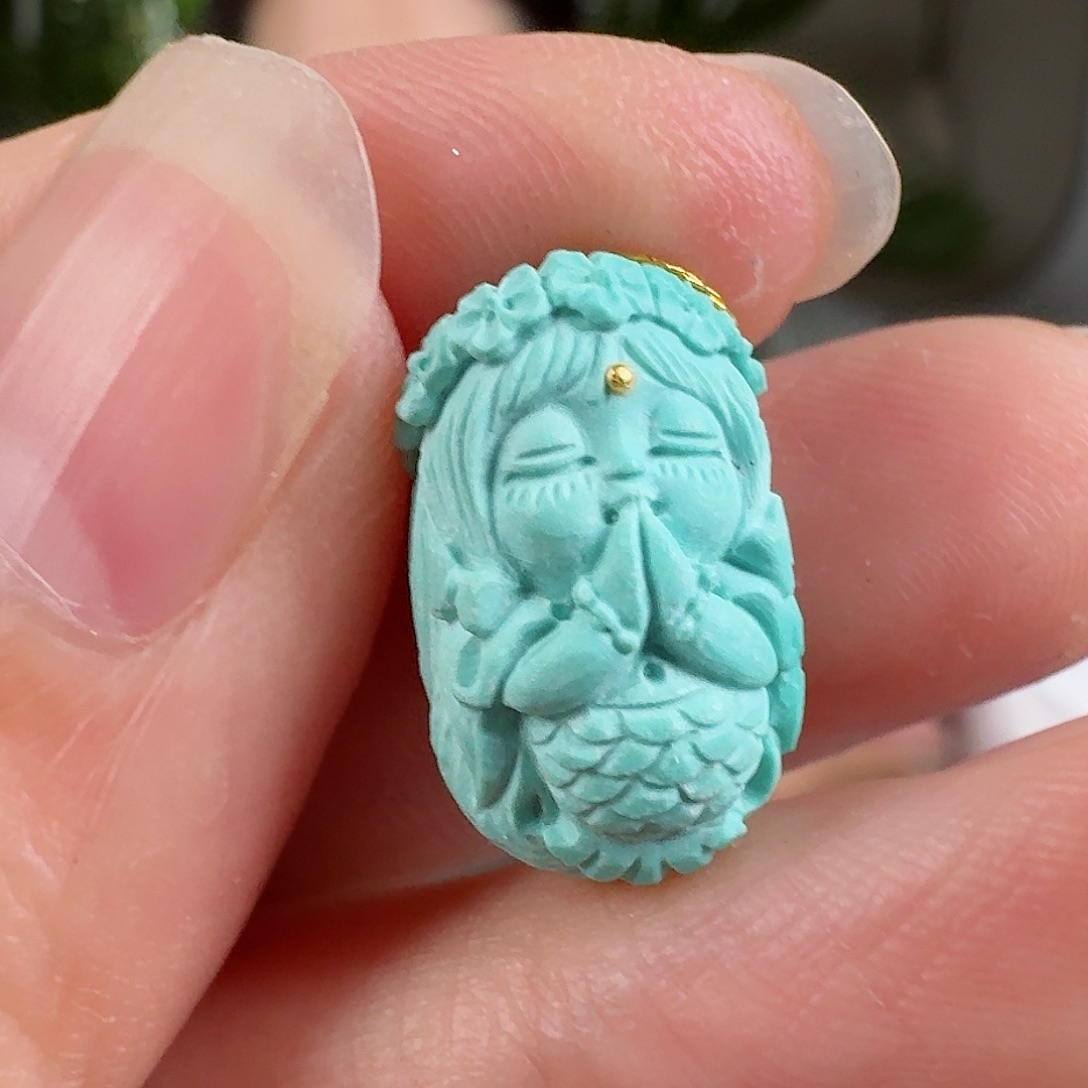 绿松石珠宝奇石未镶嵌