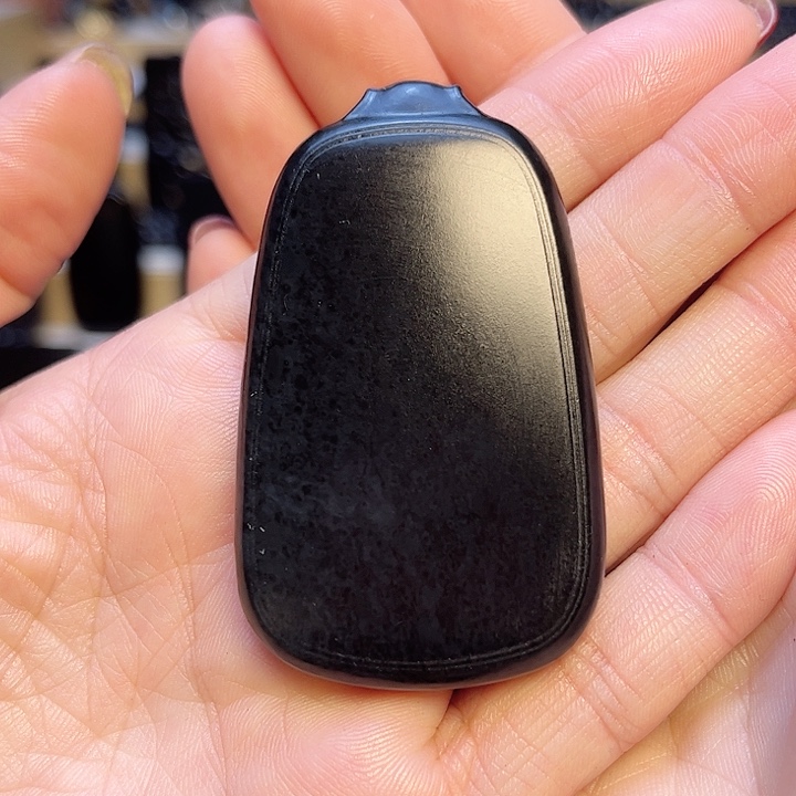 和田玉手链未镶嵌无事牌