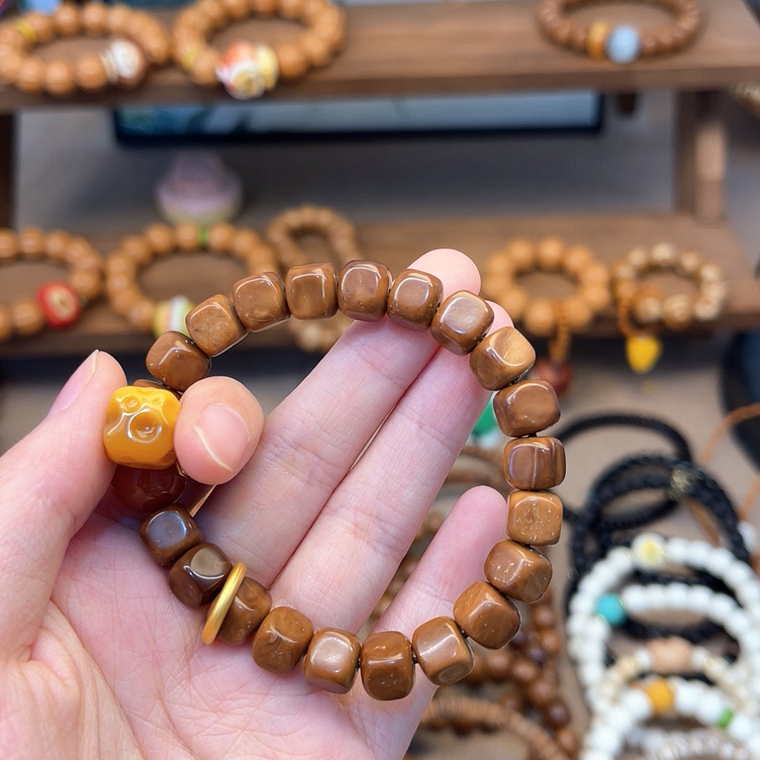 库克手串木**嘻搭配奶酪不要隔环