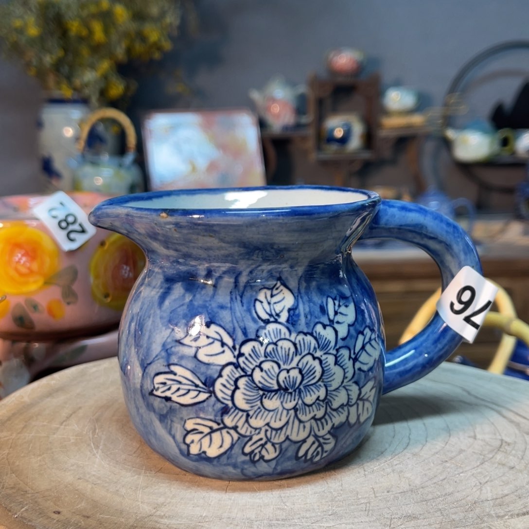 杯素浅陶瓷手工手绘