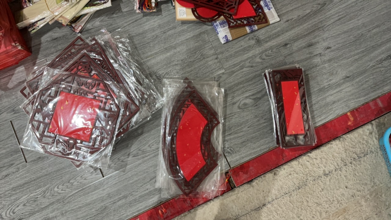 腾云阁直播浮力木雕万年红蜡染挂饰