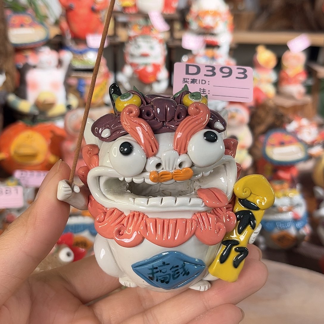 泥塑纯手工茶宠摆件