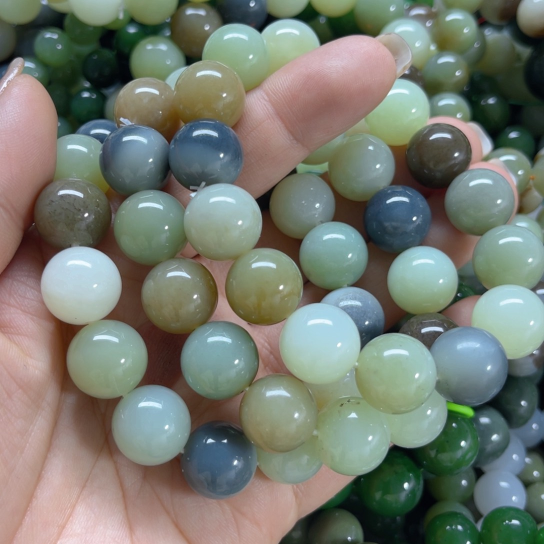 和田玉手链未镶嵌多样性，拍一发一