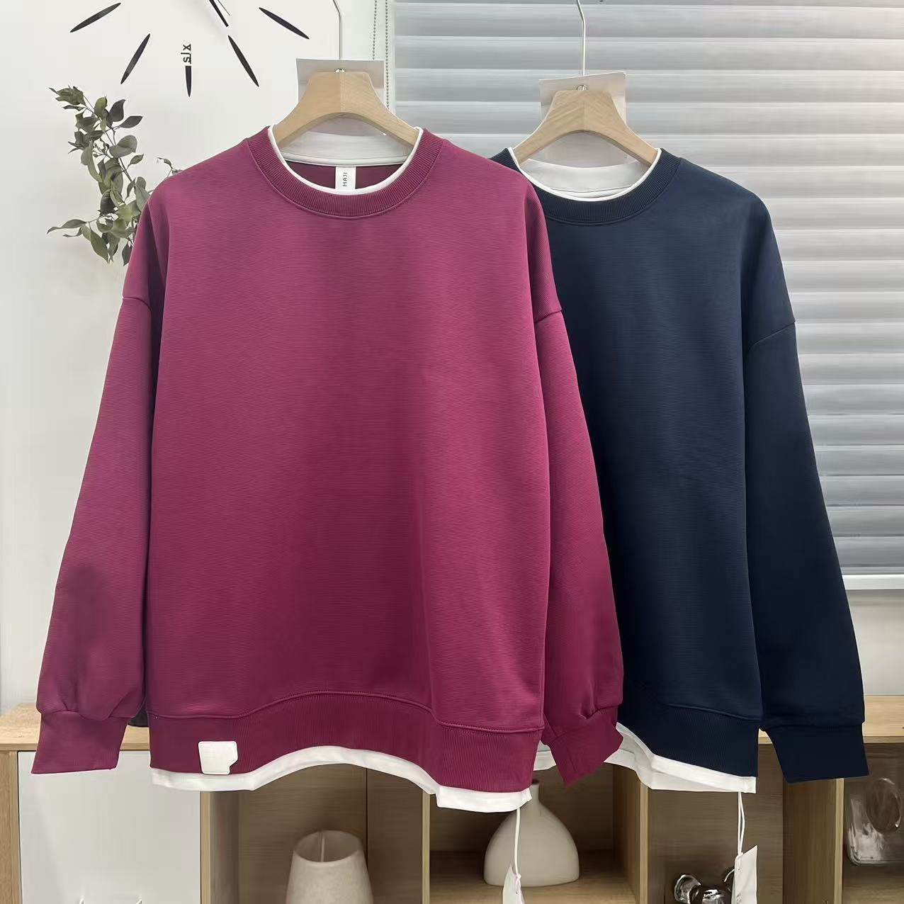 套头圆领秋季套头款欧版男士卫衣休闲时尚百搭