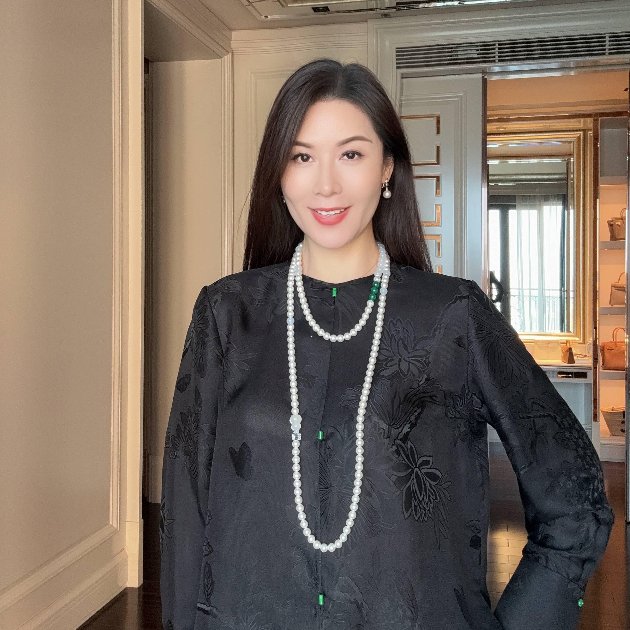 【镜花水月】桑蚕丝花罗衬衫CD2167761