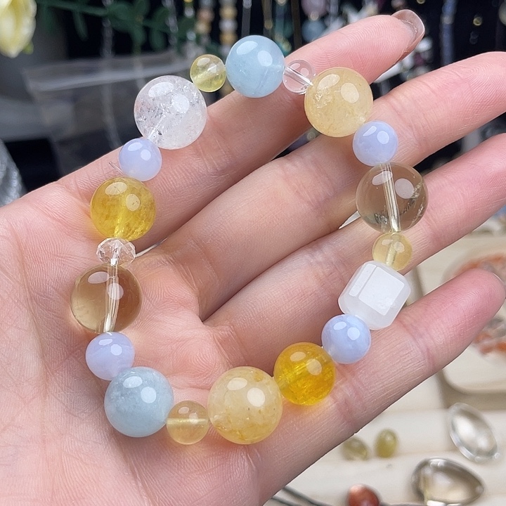 未镶嵌手链水晶多宝