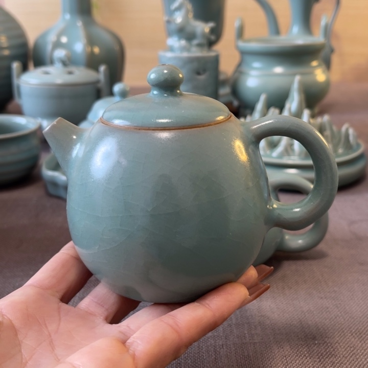 瓷片龙蛋壶一一一一一级