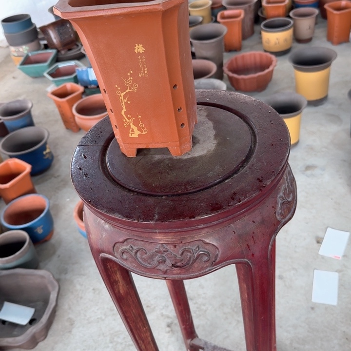 紫砂紫砂花盆16*23