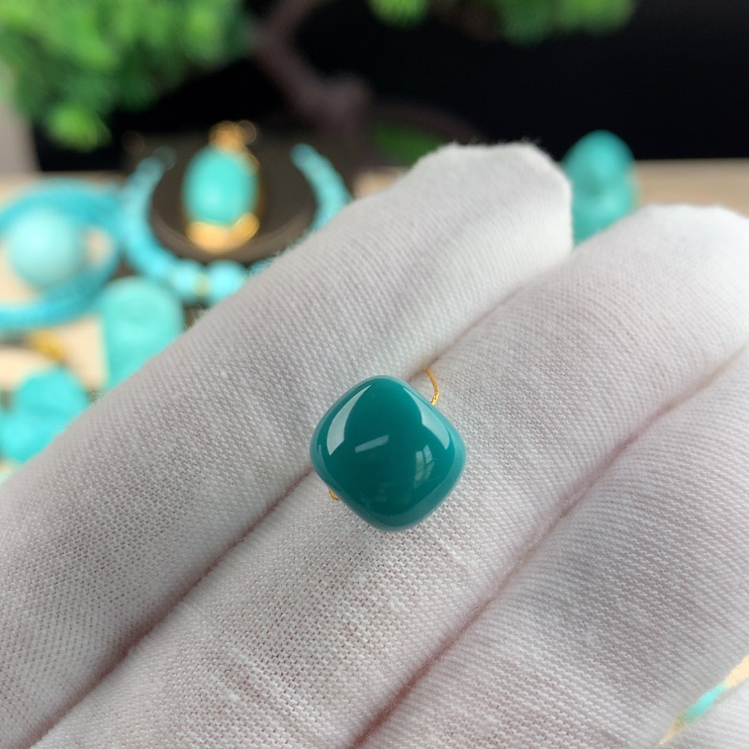 绿松石配珠卡11.5未镶嵌