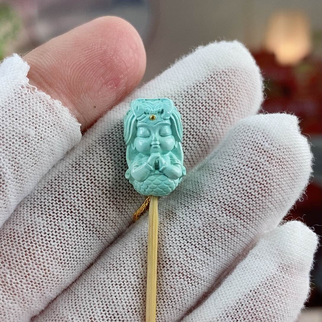 绿松石珠宝奇石未镶嵌