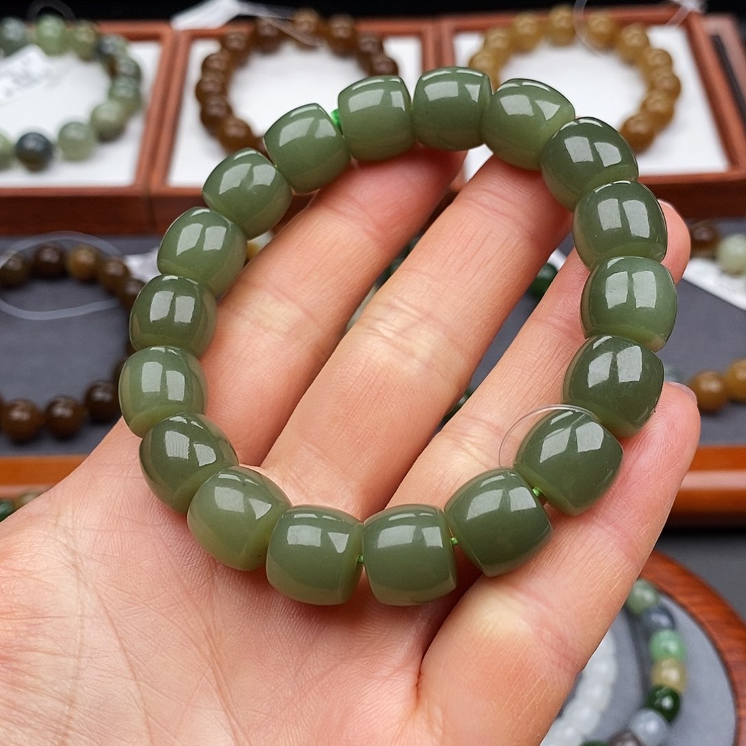 和田玉手链未镶嵌