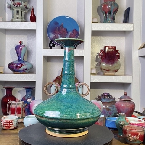 摆件禹州神后钧瓷原产地~