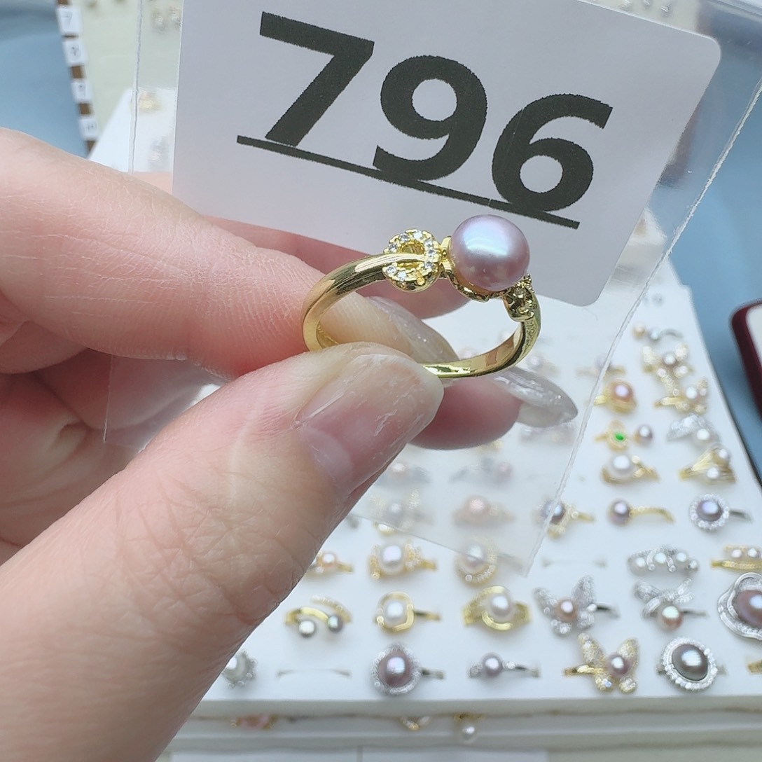 淡水珍珠珠宝奇石合金796