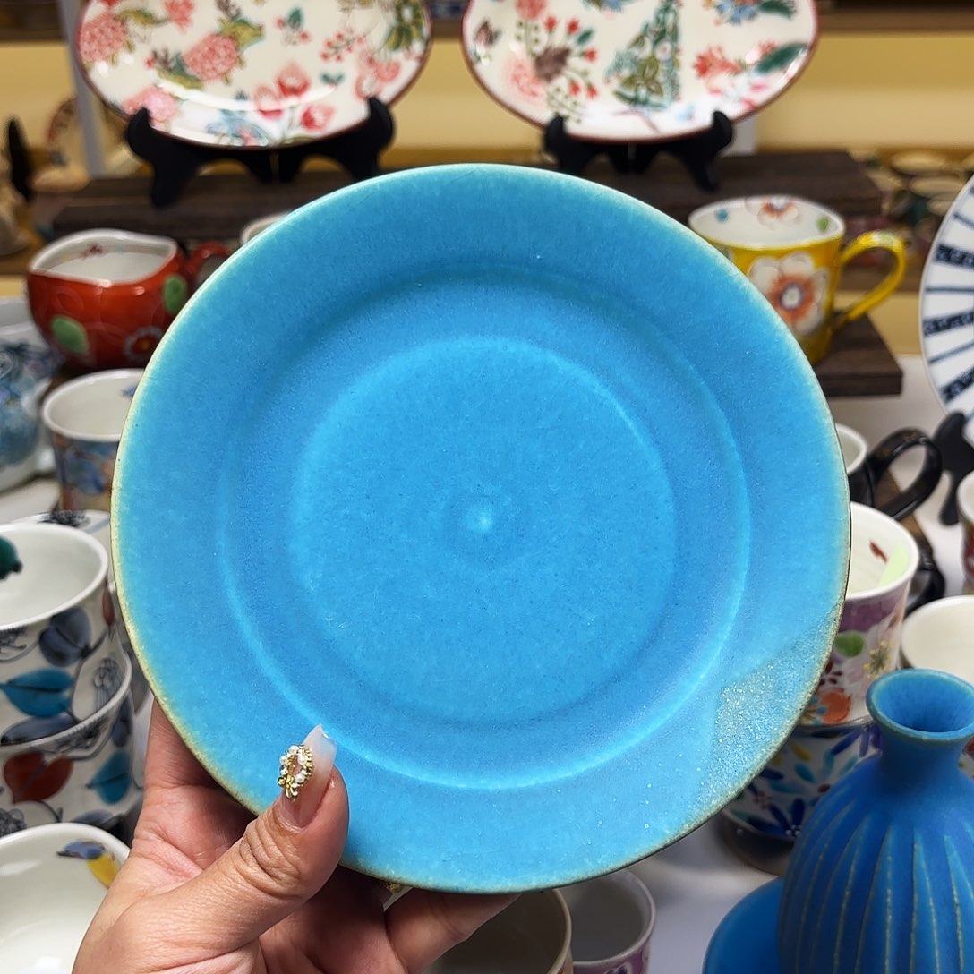 陶 虚空藏   大盘 18.8cm