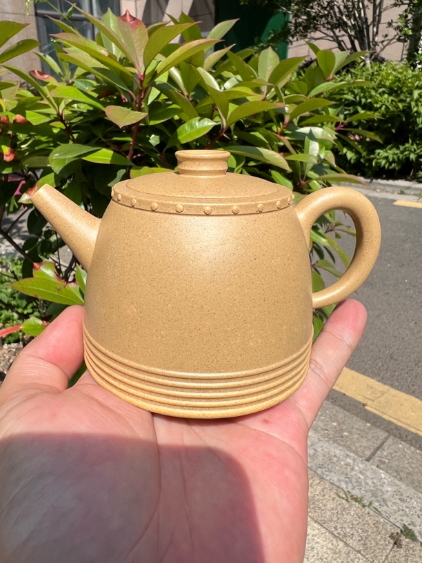 丰收壶，本绿，半手精工，200cc