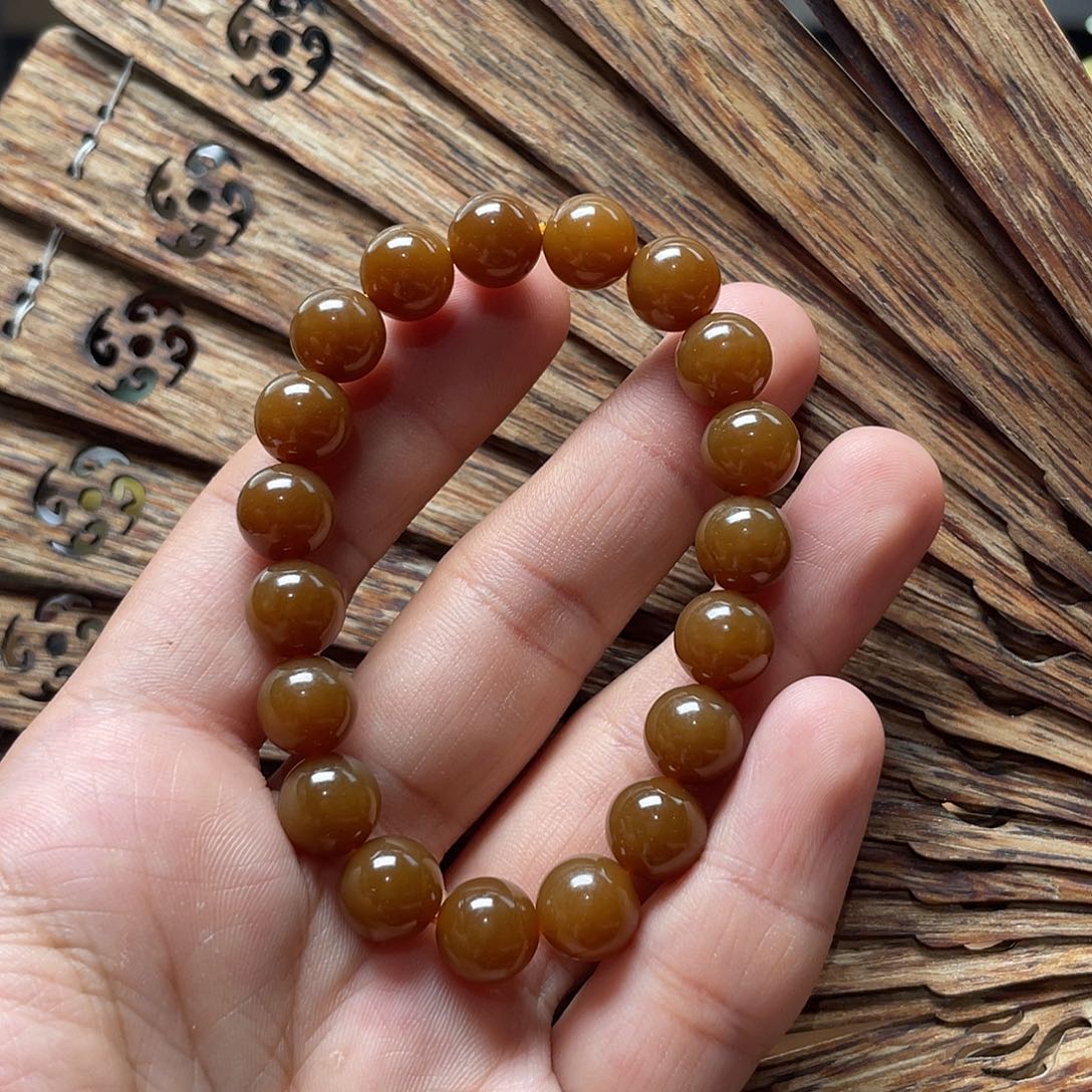 手链未镶嵌和田玉10圆