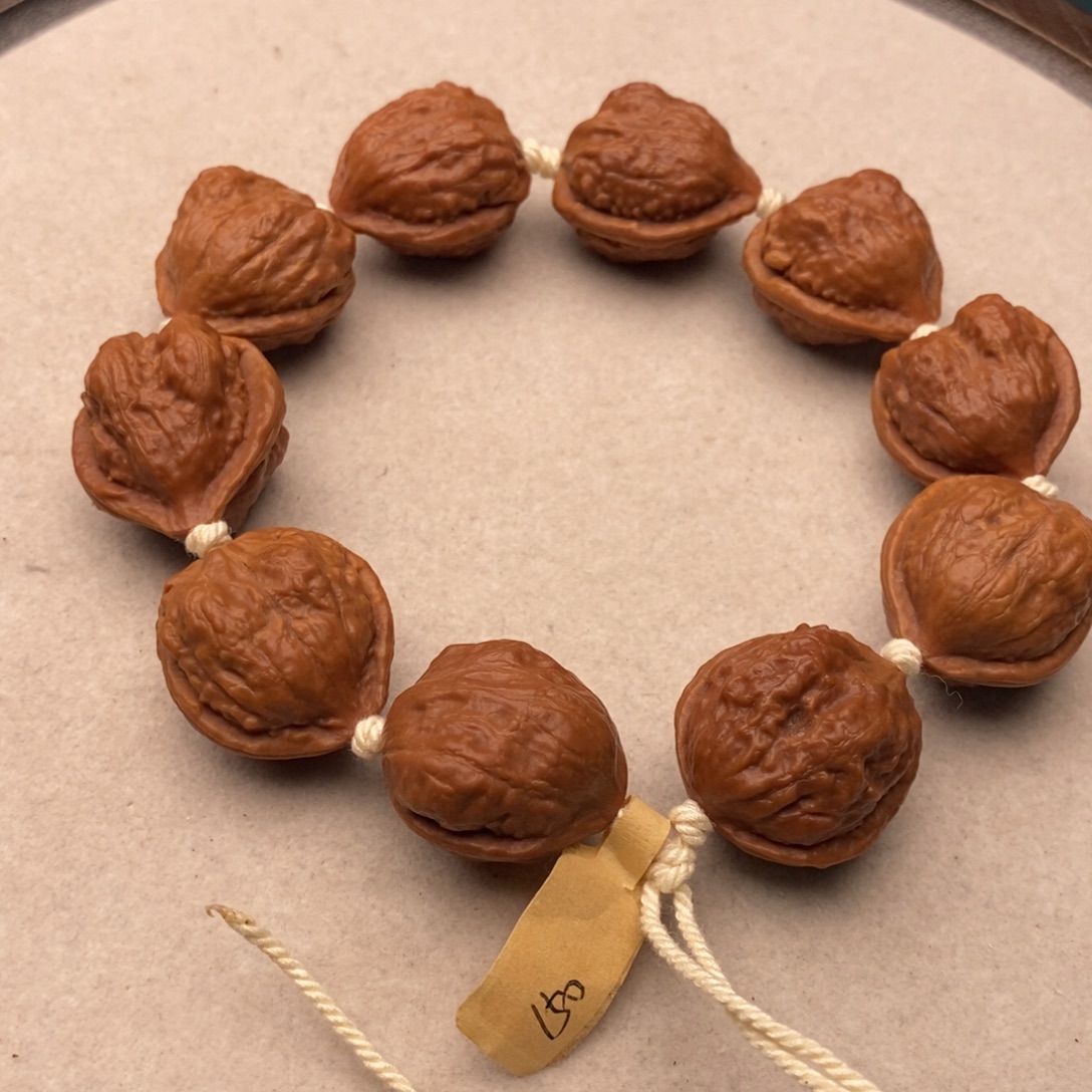 文玩核桃手串24尺蛙心