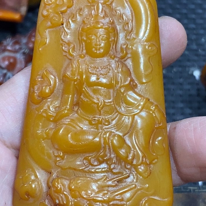 滴血莲花菩提吊坠