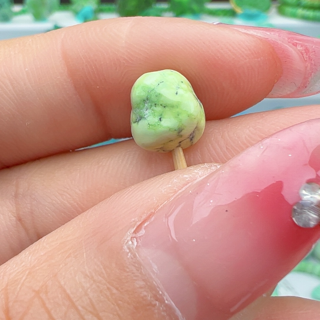 绿松石未镶嵌绿松石  主播万丽