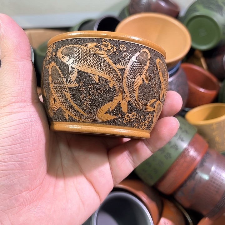 茶杯紫砂全手工紫砂主人杯