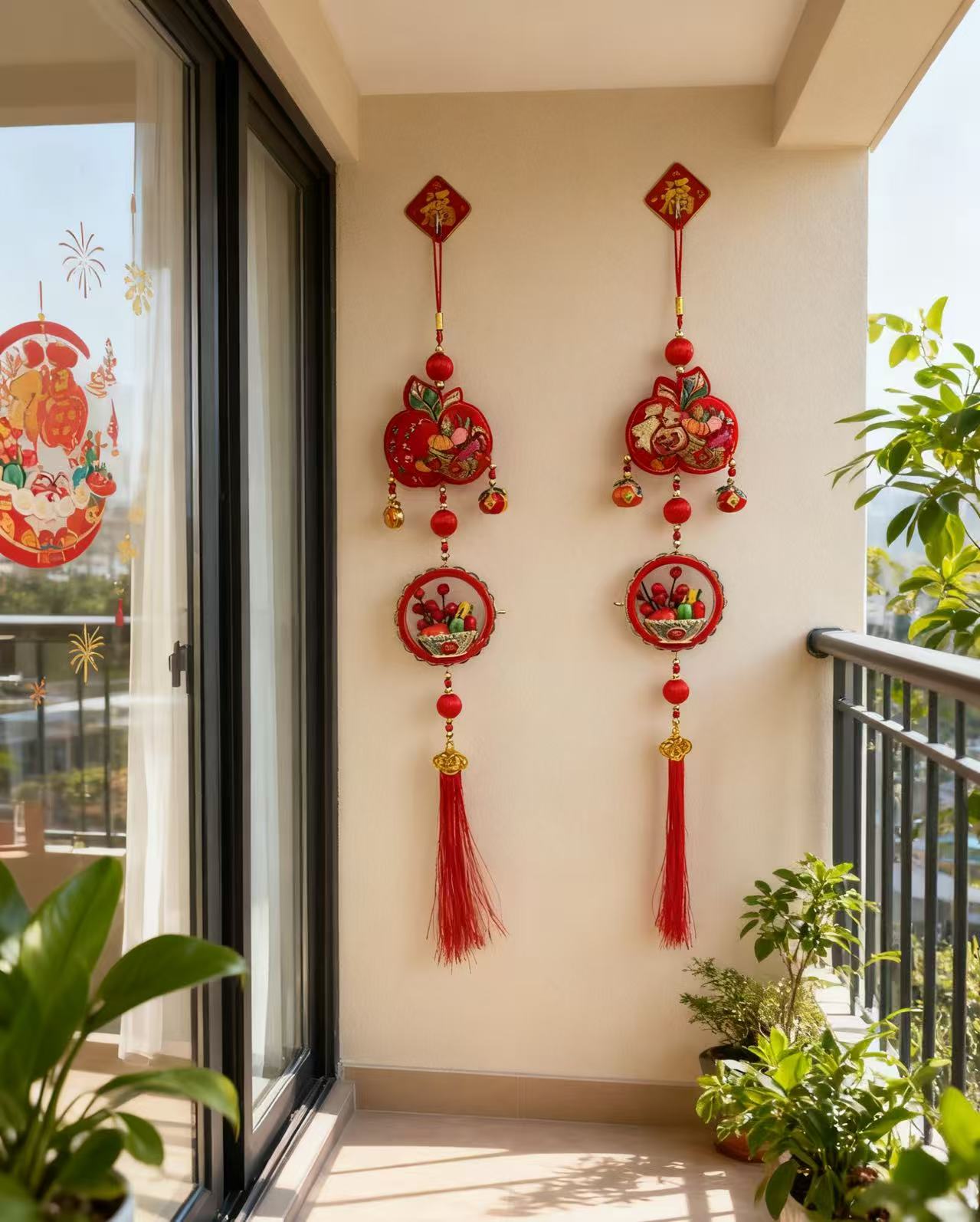 苹果丰收篮挂件大礼包新年大礼包挂件装饰用品以直播间为准