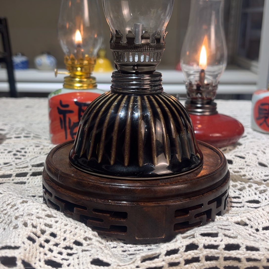 摆件景德镇陶瓷香薰灯